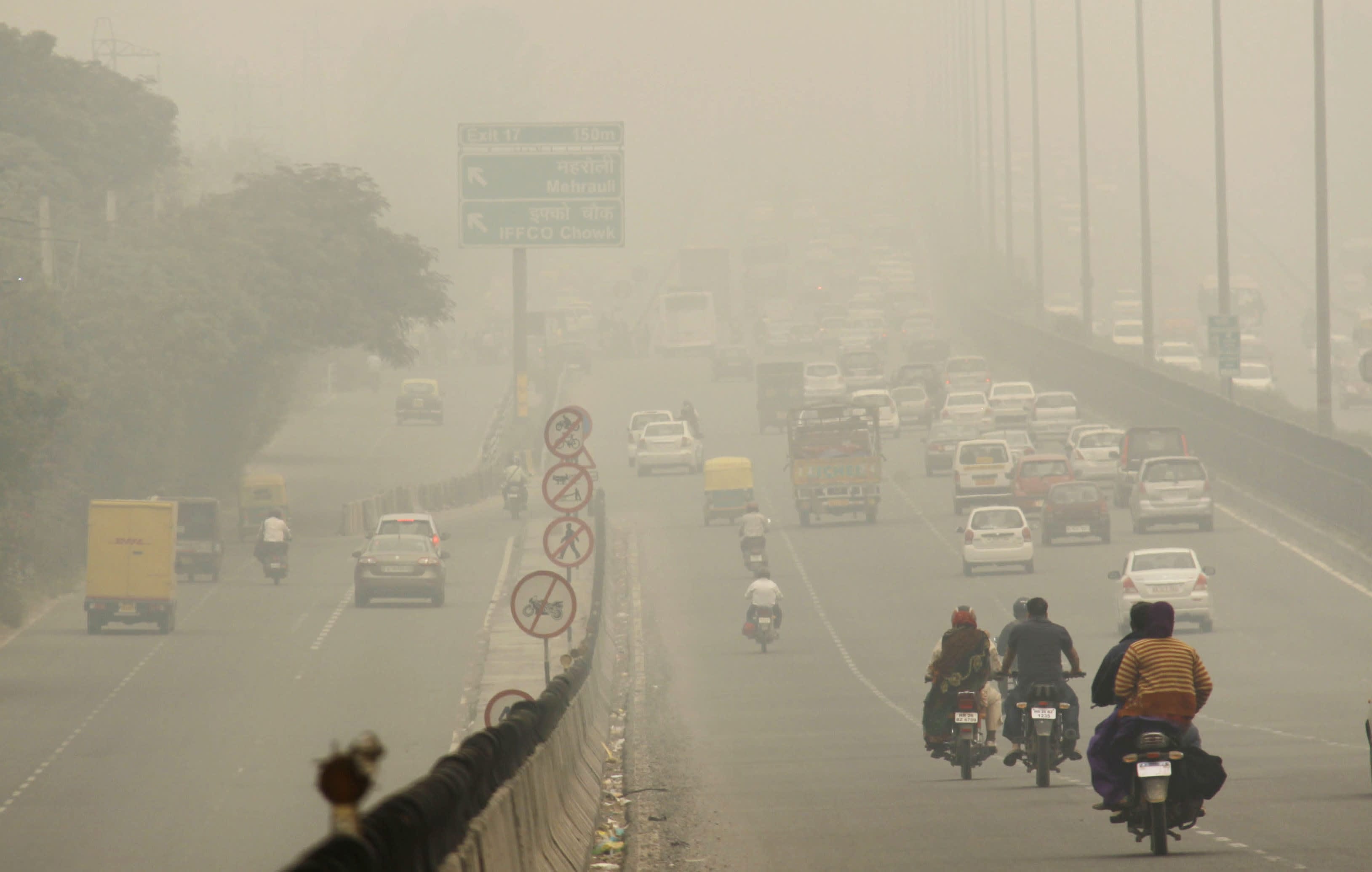 As soon as winter started, a blanket of haze was laid in Delhi.