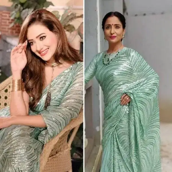 Kavya (Madalsa Sharma) did 'Yeh Rishta Kya Kehlata Hai' in her grandmother's saree
