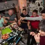 Pizza Party in Space, NASA Shares Photos, See "Pizza Night" Celebration