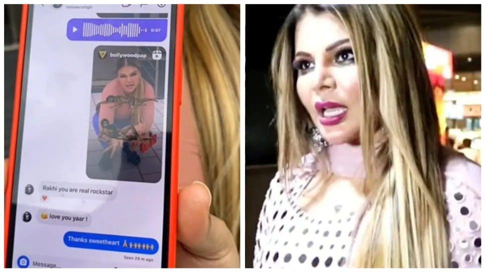 This married star messaged Rakhi Sawant like this, showing Rakhi the entire chat