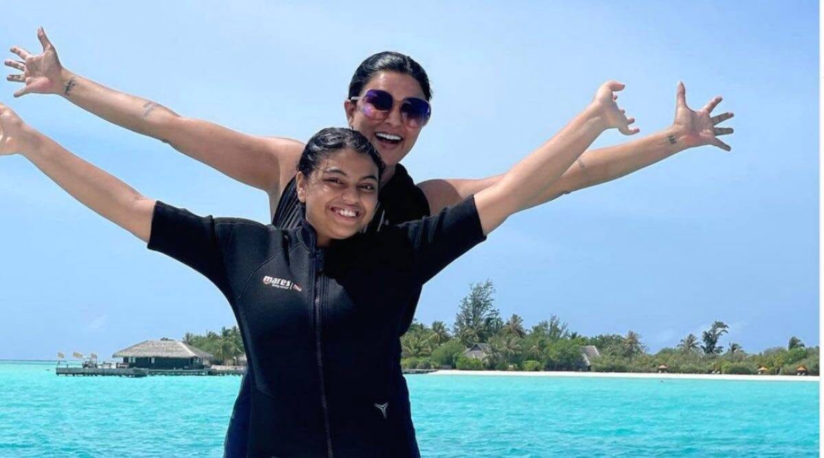 Sushmita Sen's youngest daughter Alisha entered the teenage years, Sushmita shared a special photo of her daughter.
