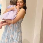 Pranitha Subhash Shares Cute Photos With Her baby Arna, showering love on her 5-month-old girl